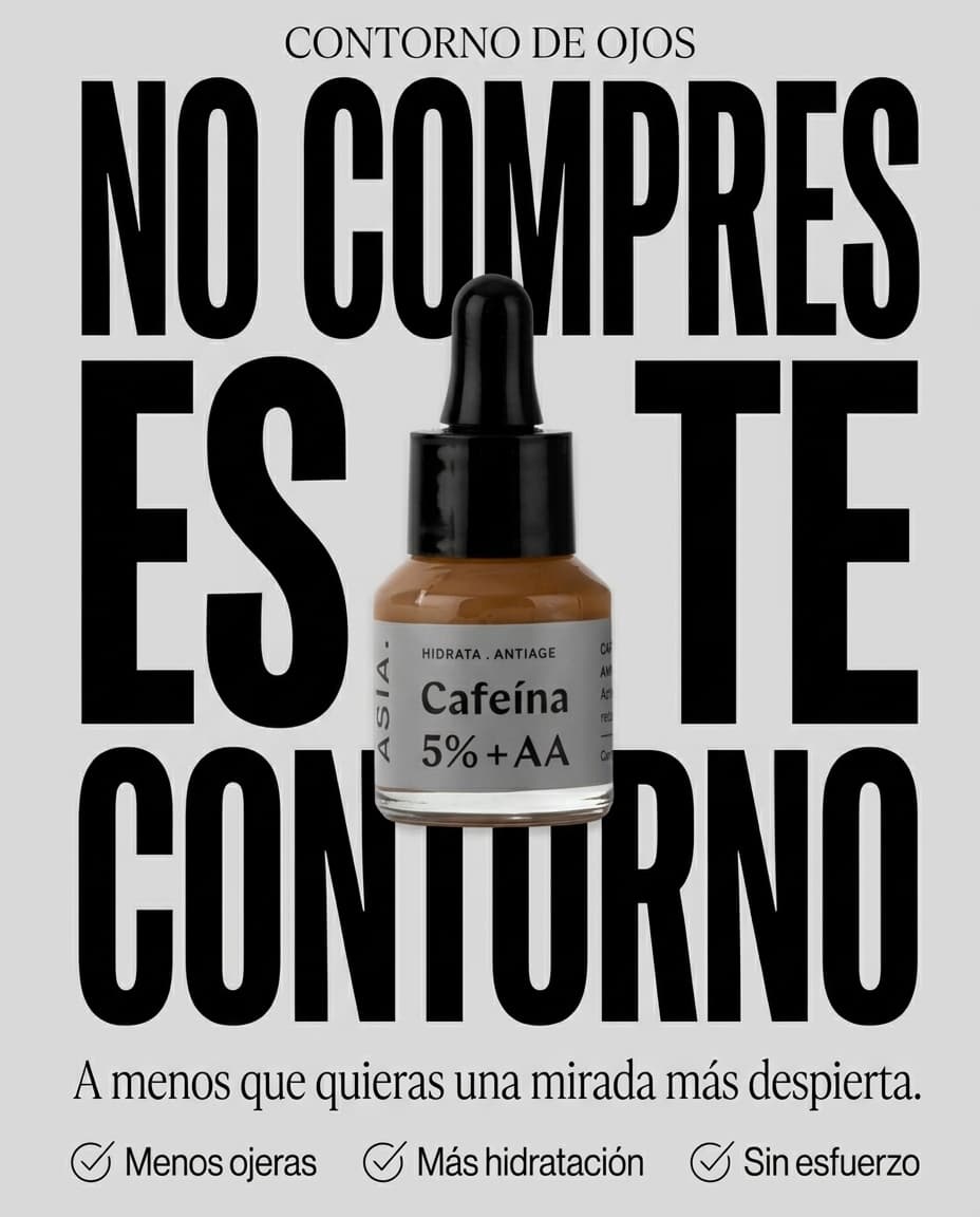 Anuncio en formato No compres esto para Meta