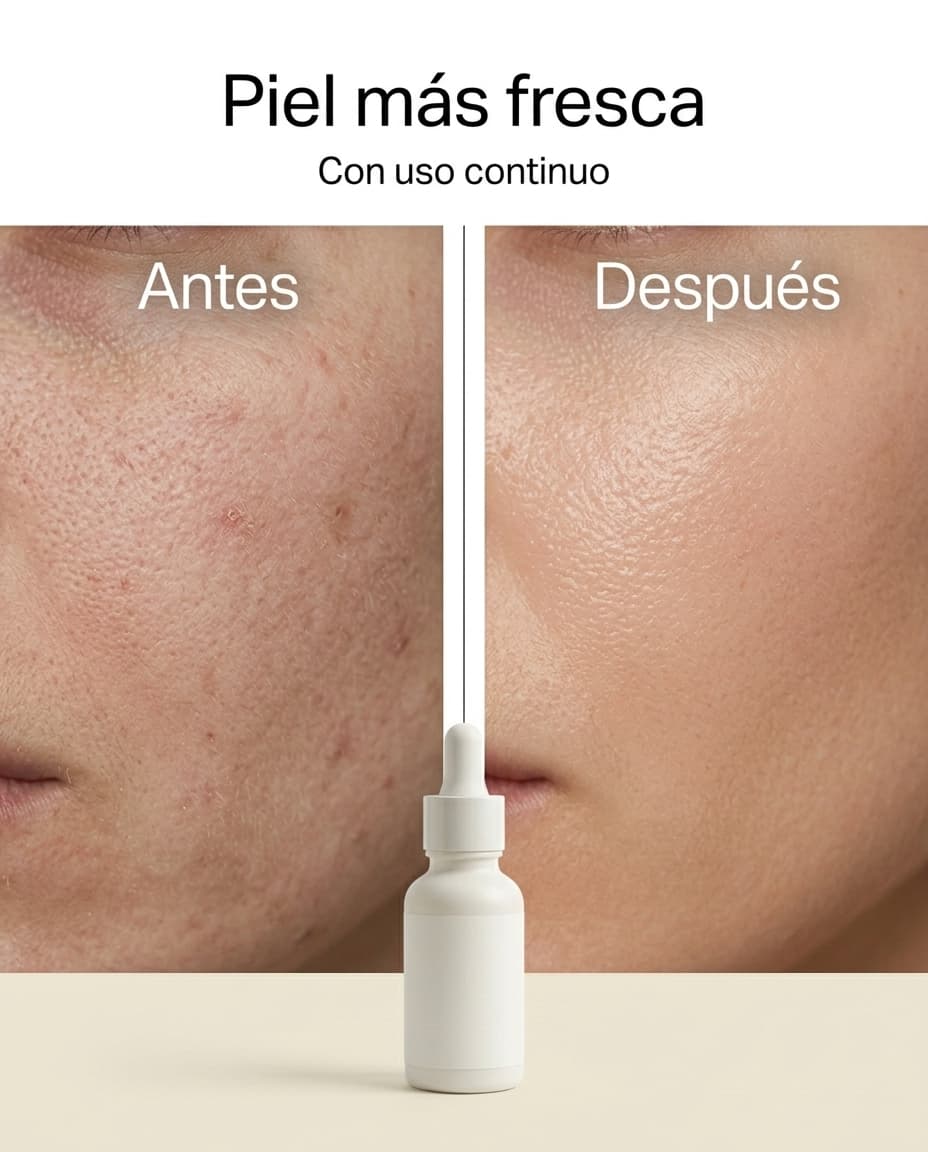 Anuncio en formato Antes y Después para Meta
