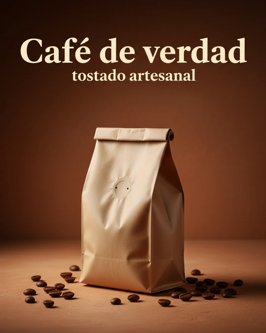 Anuncio generado para café de especialidad